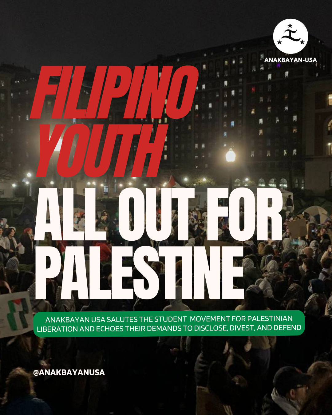 Filipino Youth, All Out For Palestine!